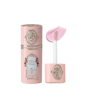 Flower Knows Strawberry Cupid bottle swatch, showing a soft baby pink glow.