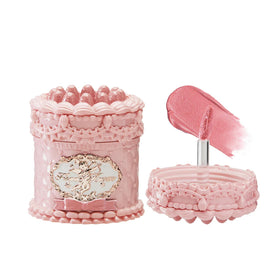 Flower Knows Strawberry Cupid Cake Lip Cream jar with dessert-inspired packaging and soft color payoff.