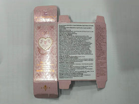 Flower Knows Strawberry Cupid cushion puff in use for even application.