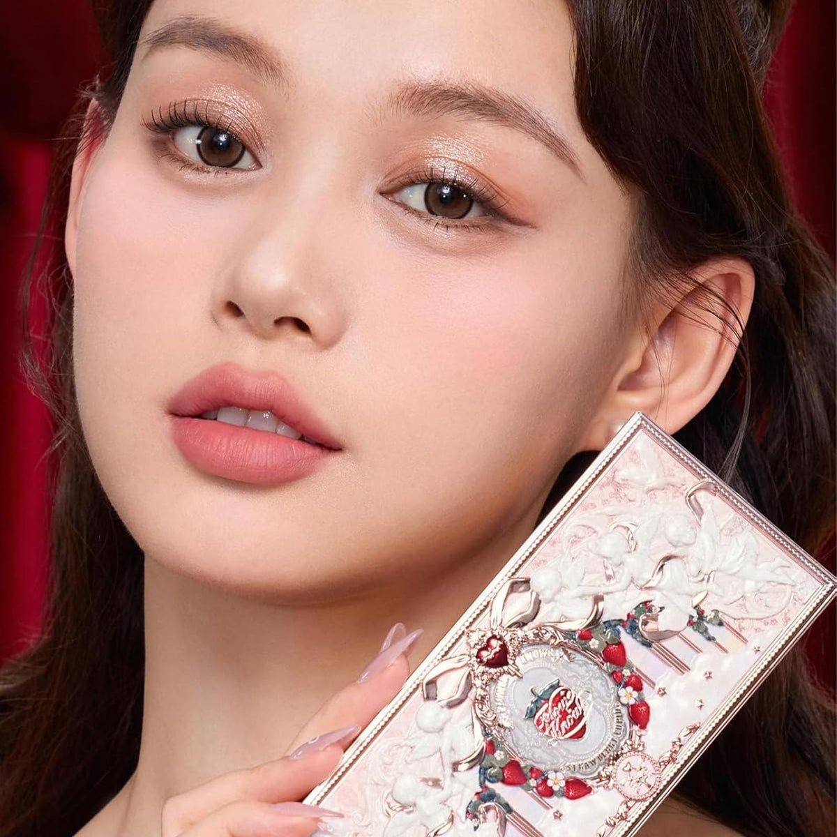 Honey Canele matte shade for warm base in soft glam looks by Flower Knows.
