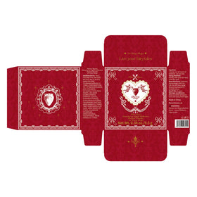Flower Knows Strawberry Cupid pressed powder Ivory Beige shade on skin in close-up.