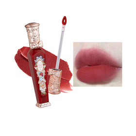 Flower Knows Strawberry Rococo lip bottle displays elegant design and lasting color for premium feel.