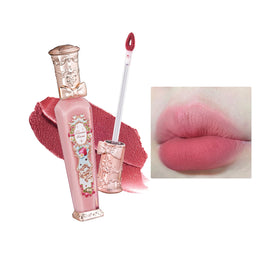 Flower Knows Strawberry Rococo Cloud Lip Cream bottle in warm pink, ideal for all-day wear