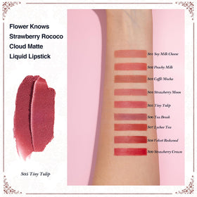 Flower Knows swatch Tiny Tulip shows versatile nude-pink shade options