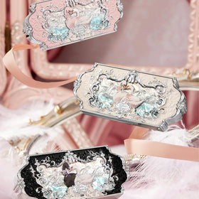 Flower Knows Swan Ballet compact case shows elegant, portable beauty.