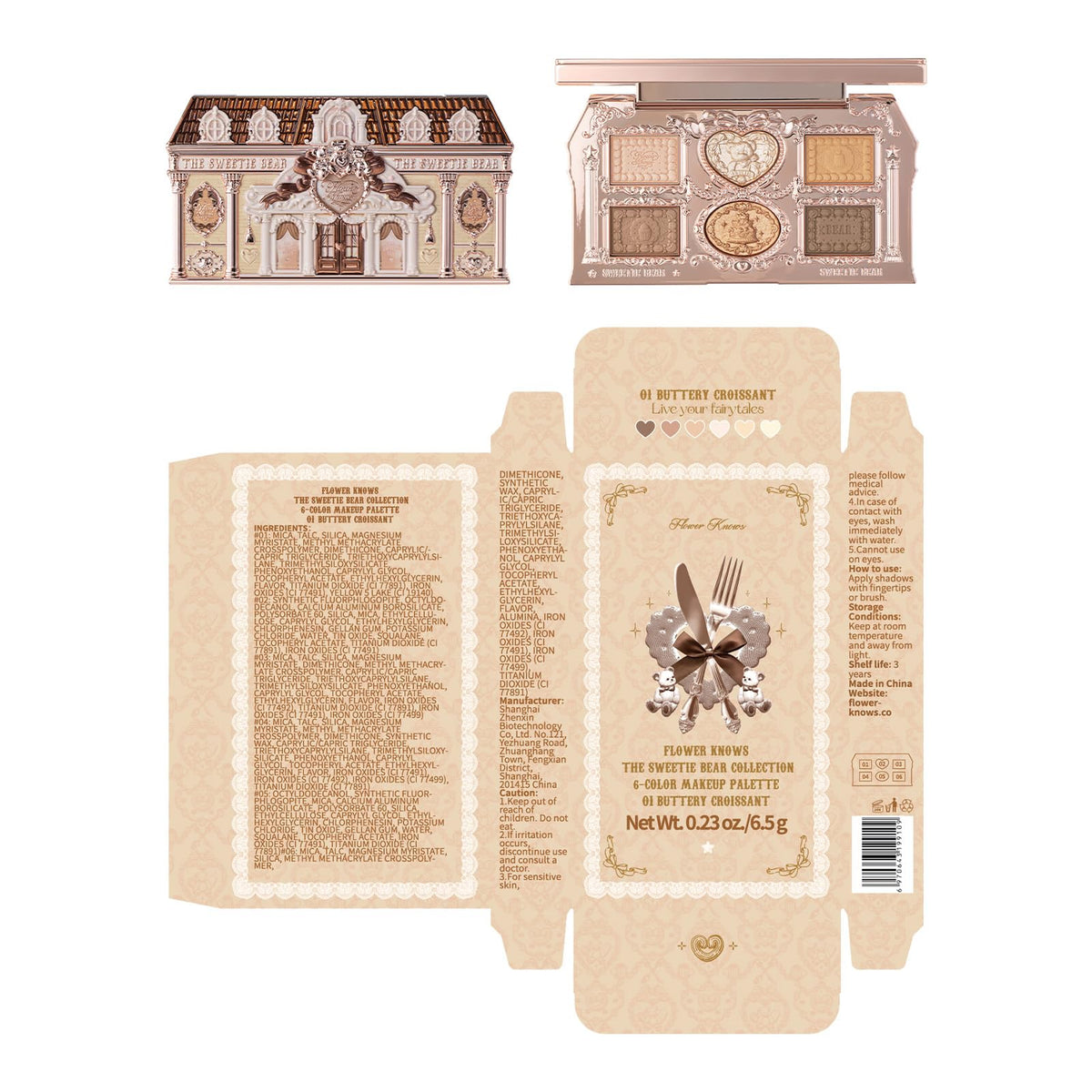 Flower Knows Sweetie Bear creamy texture enables easy blending