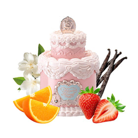 Flower Knows Sweetie Bear Honey Lemon bottle close-up with luxe cream cake design.