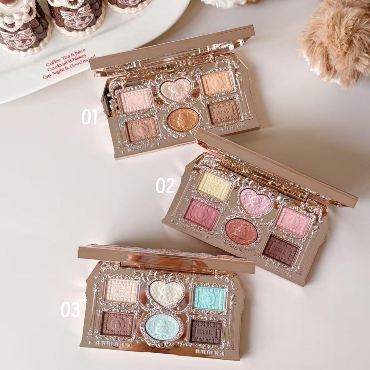 Flower Knows Sweetie Bear warm cocoa brown shade swatch