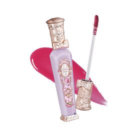 Flower Knows Violet Strawberry Glowy Lip Gloss bottle with rich berry shine