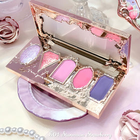 Flower Knows Violet Strawberry Rococo palette is ideal for brown eyes seeking romantic fairytale glam.