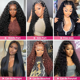Flower Shadow pre-plucked lace front wig enhances natural look