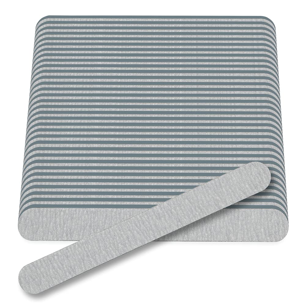 Flowery disposable nail file cushion core 100/180 grit for smooth filing.