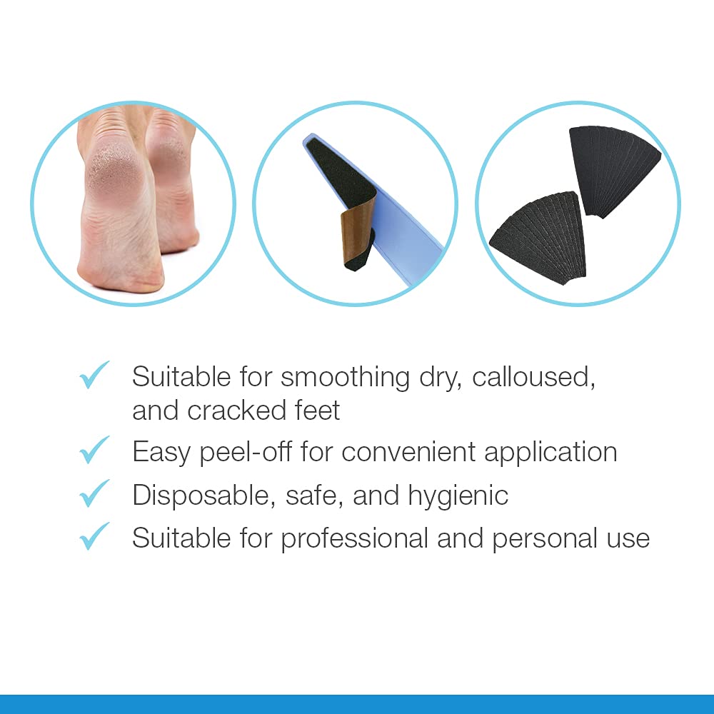 Flowery disposable pad pack promoting sanitary pedicure sessions