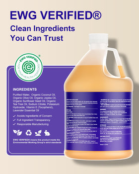 Flowhyet Lavender Castile Soap lather forms creamy bubbles for skin care.