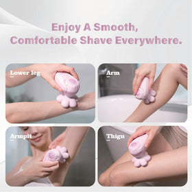 Flowind IPX7 waterproof design for wet or dry shaving.