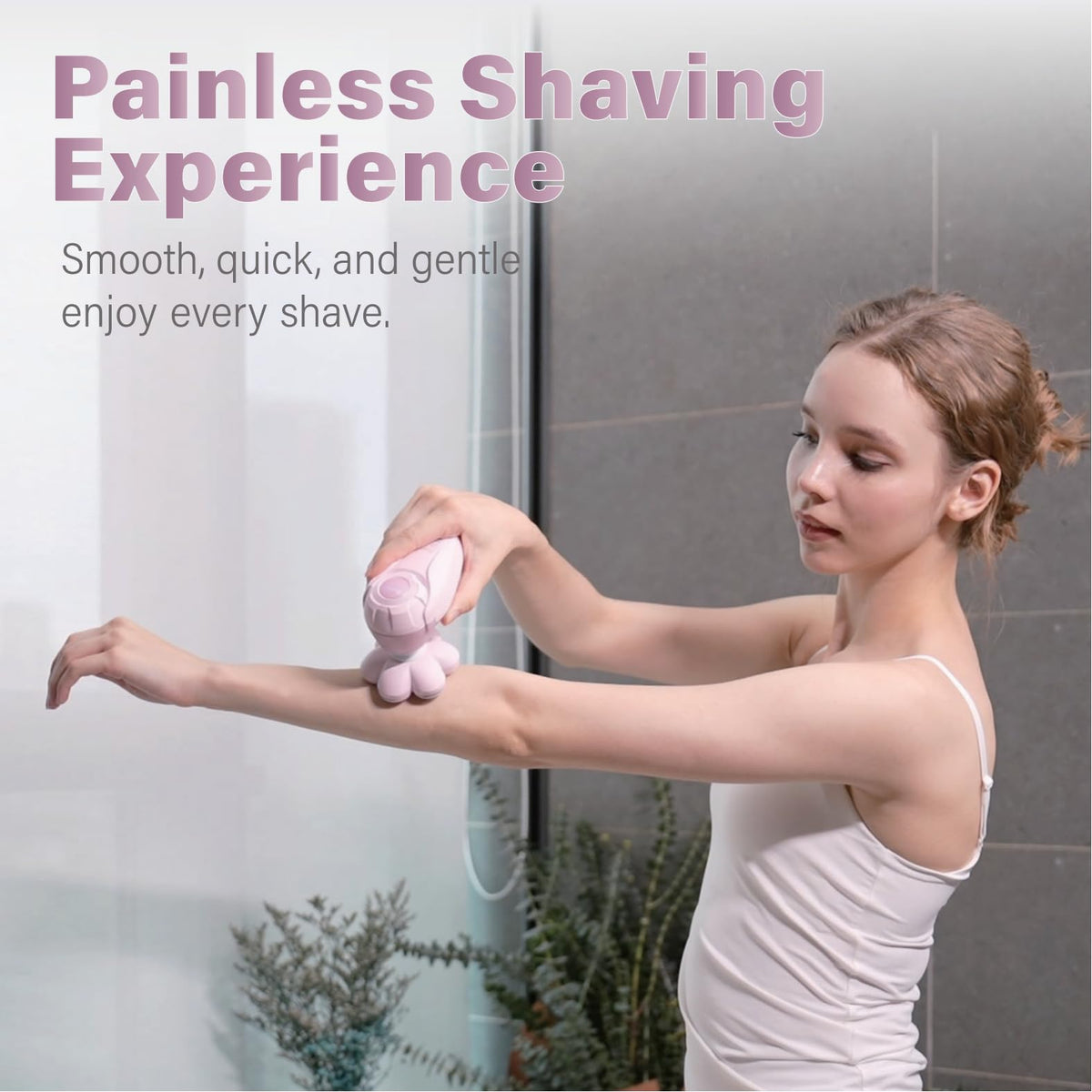Flowind nose trimmer attachment for comfortable hair removal.