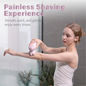 Flowind nose trimmer attachment for comfortable hair removal.