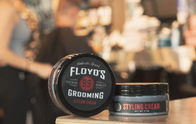 Floyd's 99 Grooming Styling Cream delivering soft hold with flexible movement.