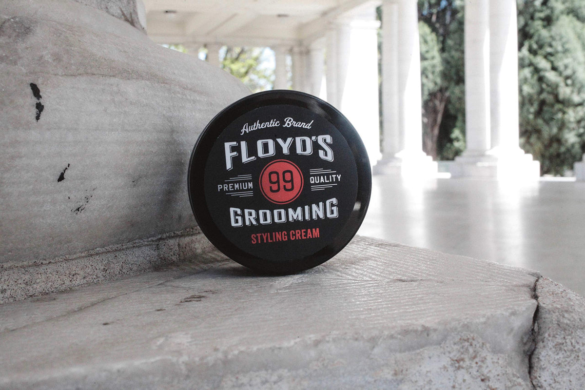 Floyd's 99 Grooming Styling Cream versatile styling for casual and refined hair.