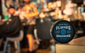Floyd's Grooming Grip Cream matte-finish on-model look