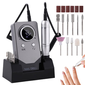 FLRONGSUN nail drill with LCD display for precise speed control