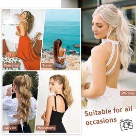 Flufymooz costume-ready ponytail clip for cosplay and parties