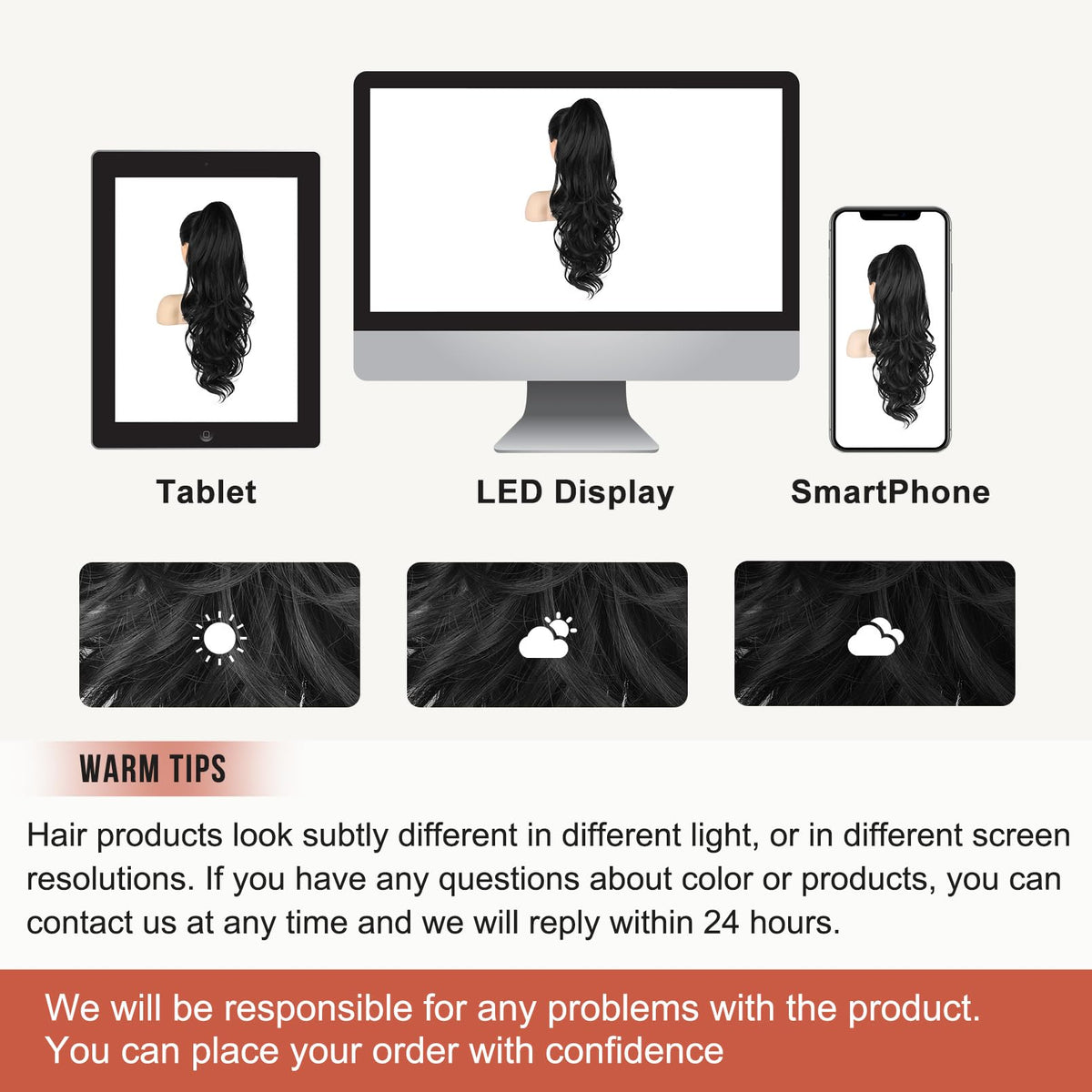Flufymooz secure-clip design minimizes slipping during wear.