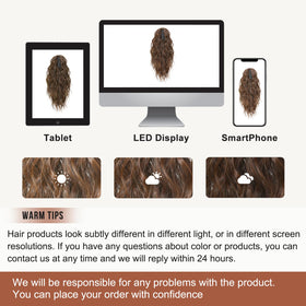 Flufymooz medium chocolate brown shade complements natural hair and adds depth