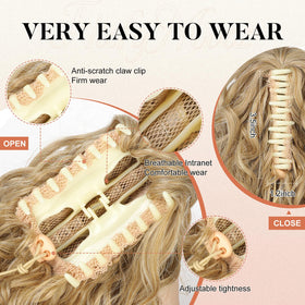 Flufymooz lightweight extension feels smooth and tangle-free for easy styling.