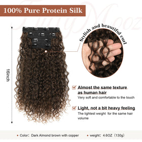 Flufymooz protein silk extensions feel incredibly soft and close to natural hair.