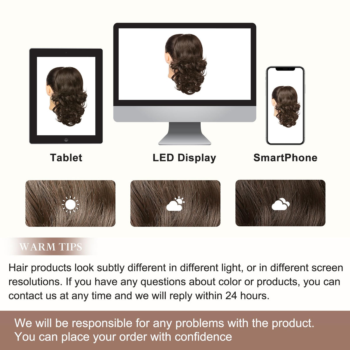 Flufymooz versatile ponytail for dating, shopping, travel and more.