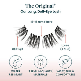 FlutterHabit base placement example for tidy lash application.