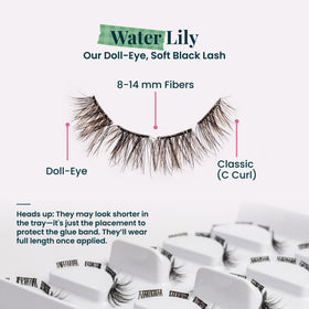 FlutterHabit Sticktionary Sweetheart style close-up for a flirtier lash look
