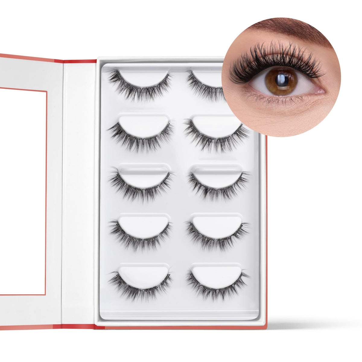 FlutterHabit Sticktionary Sweetheart underlash strips for quick, glue-free application