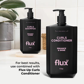 Flux Up at-home care looks like salon-quality curl results