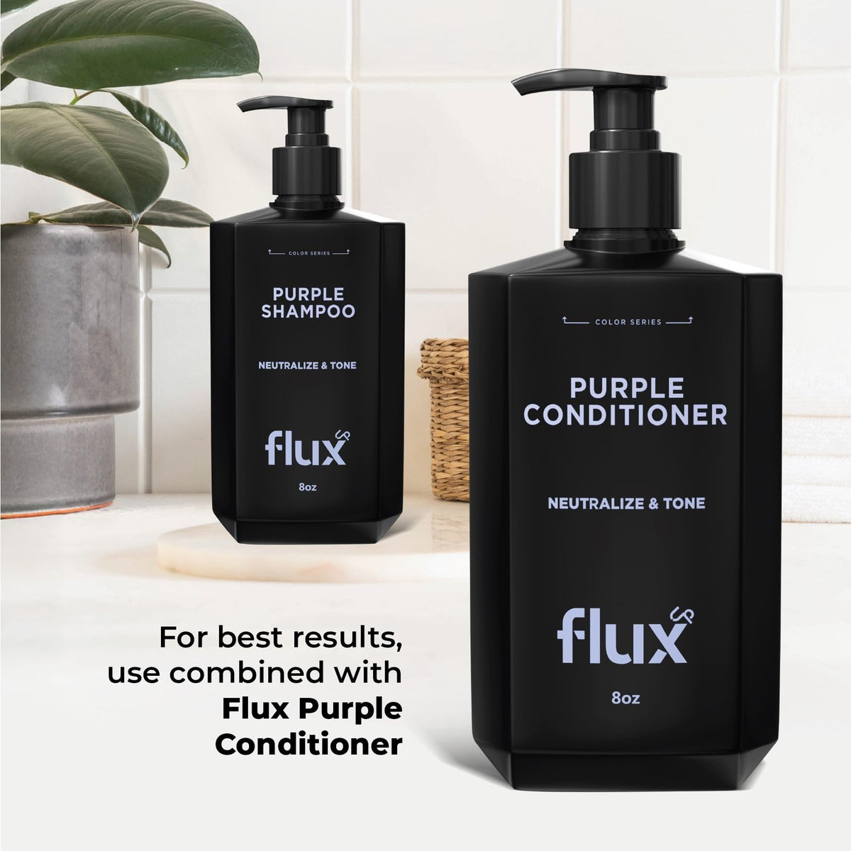 Ideal for blondes and highlights seeking cooler brightness with Flux Up.