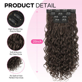Flvaco clip-ins in daily wear setup for quick styling results.