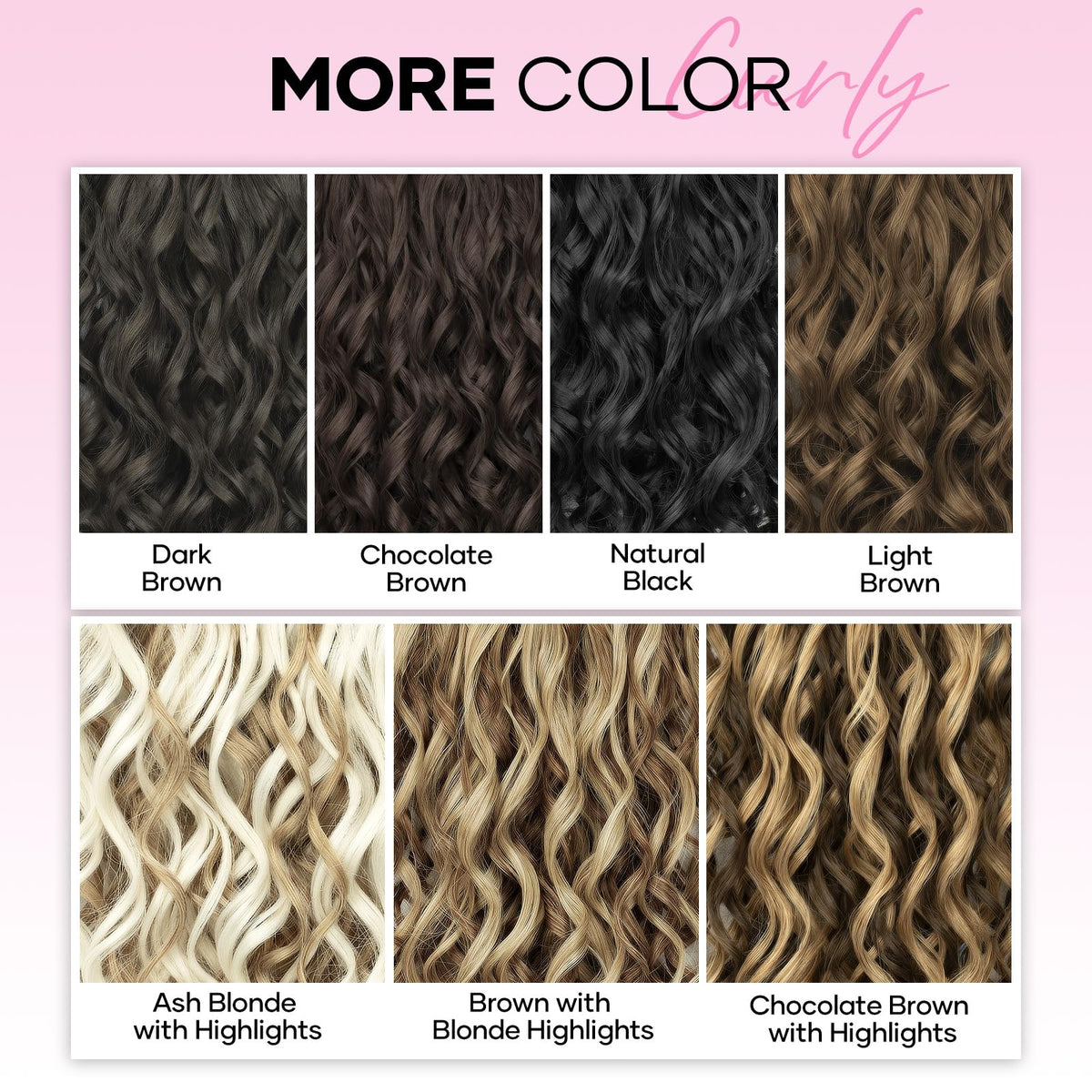 Flvaco tangle-free curl memory stays in shape all day
