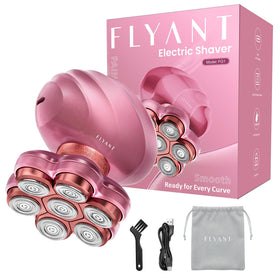 Flyant 7D Arc Floating Head shaver boosts contour performance for legs and bikini line.