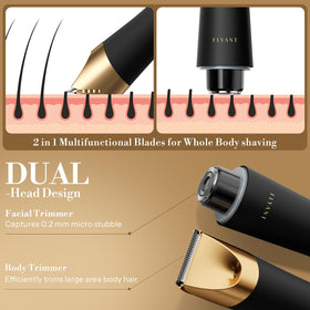 Flyant Bikini Trimmer LED light for precise shaving