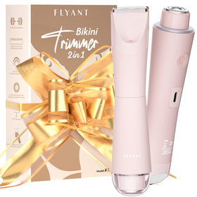 Flyant Bikini Trimmer 2-in-1 overview for versatile grooming across body zones.