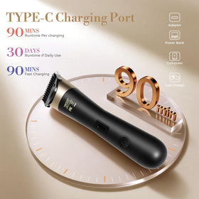 Flyant Bikini Trimmer USB rechargeable battery for cordless grooming