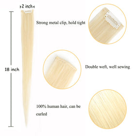 Flying Beauty clip-in hair extensions close-up showing secure, snag-free clips.