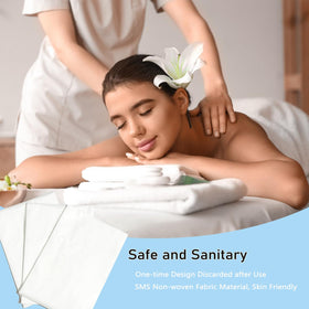 Flying Beauty hygienic disposable table cover ensures a clean professional surface
