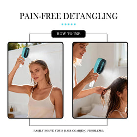 Ergonomic anti-slip handle for comfortable use at home or on the go