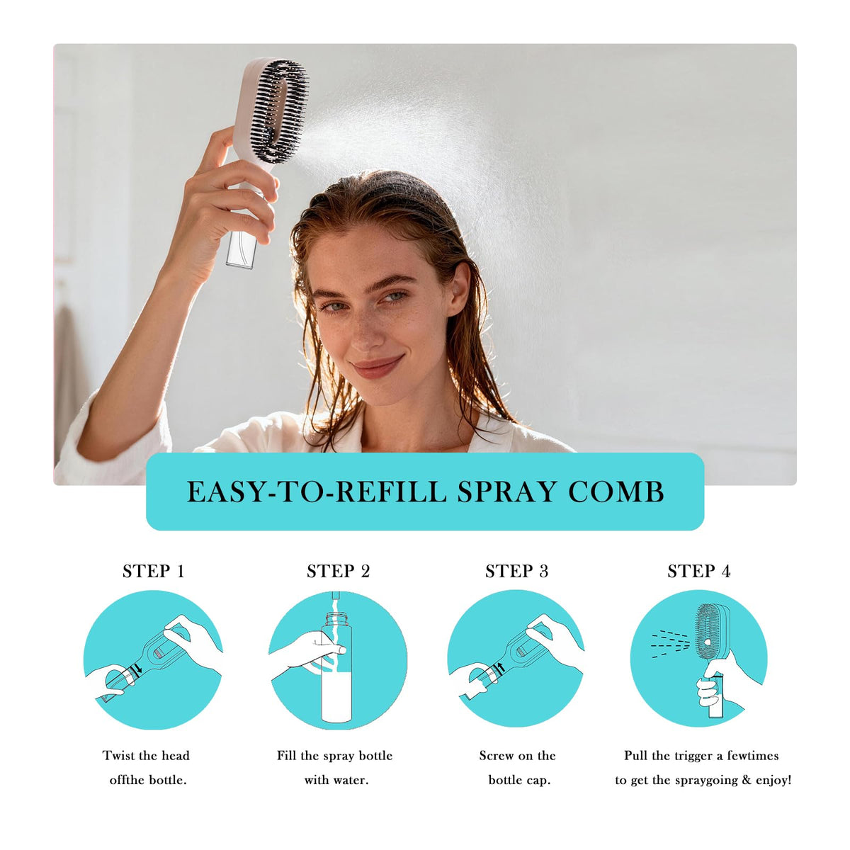 Frizz and static reduction for smoother, more manageable hair