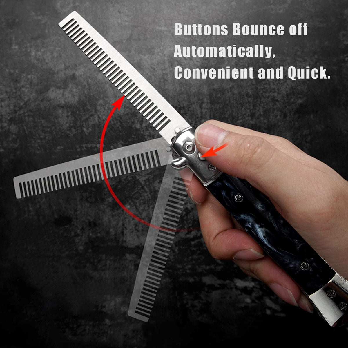 Flylin secure grip with anti-slip texture for confident styling