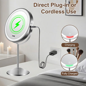 Flymiro non-slip base keeps the mirror steady on a desk