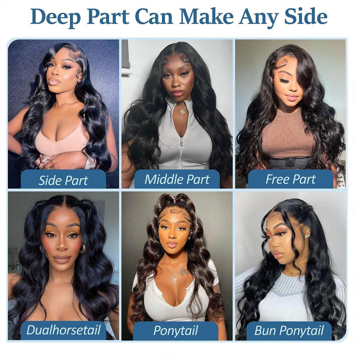 Flynet average-cap body wave wig fits most head sizes with comfort