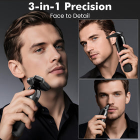 Flynth 3-in-1 grooming set ready for travel and daily use.